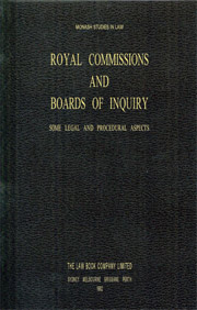 Royal Commissions & Boards of Enquiry - PDF