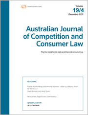 Australian Journal of Competition and Consumer Law: Parts