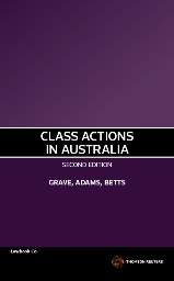 Class Actions in Australia 2e - eBook + Book