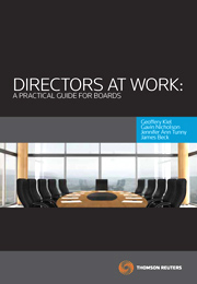 Directors at Work: A Practical Guide for Boards - eBook + Book