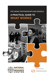 Pro Bono Partnerships and Models: A Practical Guide to What Works - eBook
