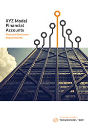 XYZ Model Financial Accounts – Simplified Disclosures