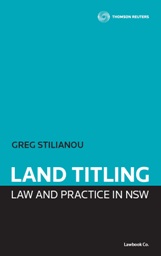 Land Titling Law & Practice in NSW - eBook