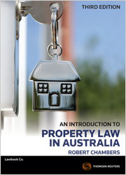 An Introduction to Property Law in Australia 3rd edition book + ebook