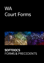 WA Courts - Softdocs Forms & Precedents