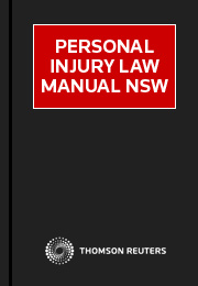 Personal Injury Law Manual NSW eSubscription