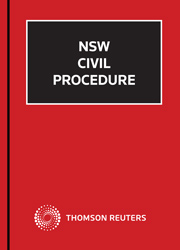 NSW Civil Procedure Looseleaf