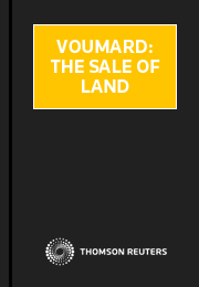 Voumard The Sale of Land