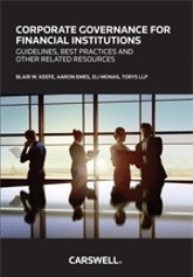 Corporate Governance for Financial Institutions