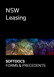 NSW Leasing - Softdocs Forms & Precedents