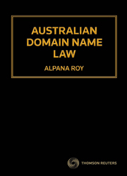 Australian Domain Name Law book+eBook
