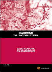 Restitution - The Laws of Australia 1e Book + Ebook