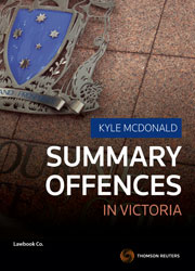 Summary Offences in Victoria 1e book + ebook