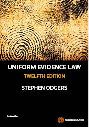 Uniform Evidence Law 12th Edition - Book & eBook