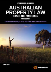 Australian Property Law: Cases and Materials Fifth Edition - Book