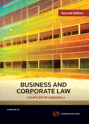 Business and Corporate Law 2nd ed