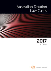 Australian Taxation Law Cases 2017