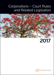 Corporations Court Rules and Related Legislation 2017 bk & eBk