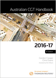 Australian CGT Handbook 2016-17 Book + eBook