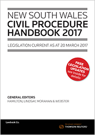NSW Civil Procedure Handbook 2017