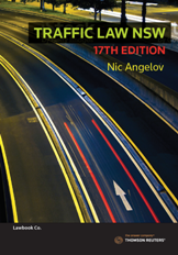 Traffic Law New South Wales 17e - eBook