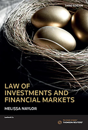 Law of Investments and Financial Markets Third Edition