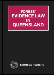 Forbes’ Evidence Law in Queensland - eSub