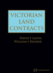 Victorian Land Contracts Book+eBook
