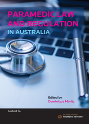 Paramedic Law & Regulation in Australia 1st edition
