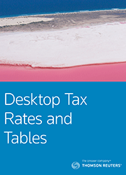 Desktop Tax Rates And Tables-Checkpoint