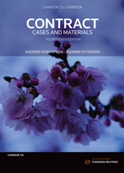 Contract: Cases & Materials 14th edition