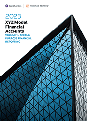 CP-XYZ Model Financial Accounts - Special Purpose Financial Reporting