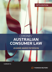 Corones' Australian Consumer Law Fifth Edition - Book + eBook