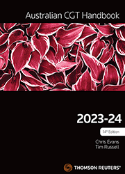 Australian CGT Handbook 2023-24 Book + eBook