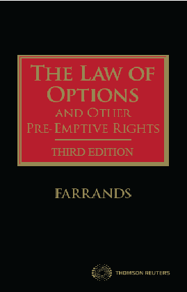 Law of Options & Other Pre-Emptive Rights Third Edition - Book