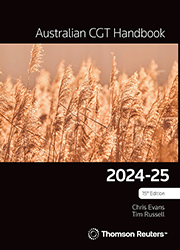 Australian CGT Handbook 2024-25 Book + eBook