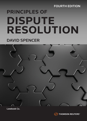 Principles of Dispute Resolution Fourth Edition - eBook