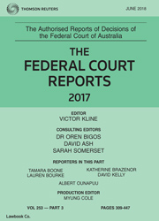 Federal Court Reports Bound Volumes Only