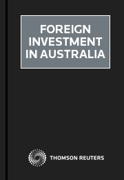 Foreign Investment in Australia 1 Volume