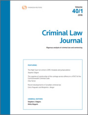 Criminal Law Journal: Parts