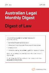 Australian Legal Monthly Digest Only