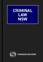 Criminal Law NSW 4 Volumes (Volumes 1 2 2A 3)