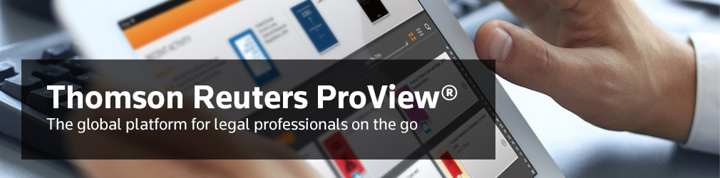 Thomson Reuters ProView®