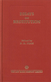 Essays on Restitution - PDF
