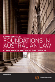 Law Essentials: Foundations in Australian Law - Book