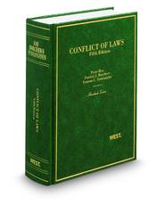 Conflict of Laws 5th ed (Hornbook Series)