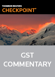 GST Commentary - Online (Checkpoint)