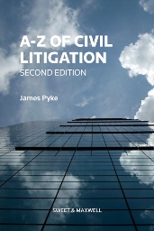 A-Z of Civil Litigation 2nd edition
