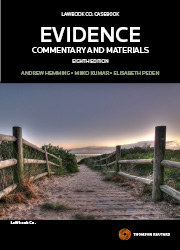 Evidence: Commentary & Materials 8th edition