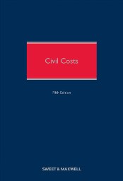 Civil Costs 5th edition